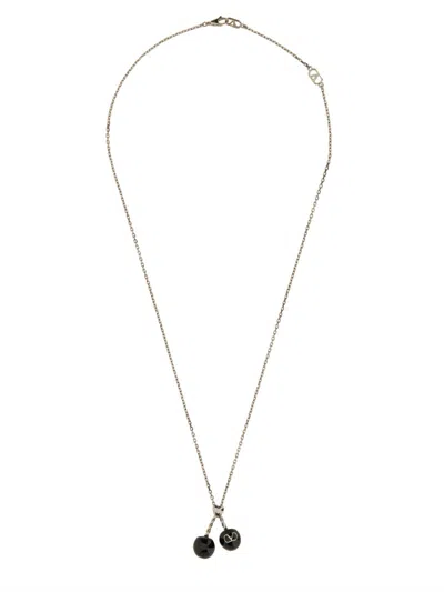 Valentino Garavani Chez Valentino Metal And Enamel Necklace