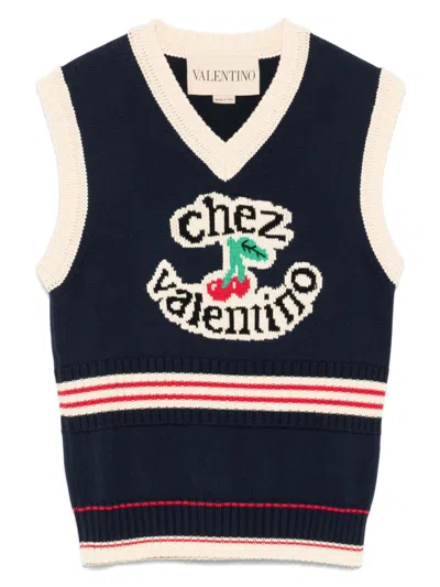 VALENTINO CHEZ VALENTINO VEST - WOMEN'S - COTTON