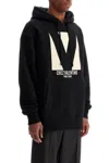Valentino Chez Hooded Sweatshirt In Black