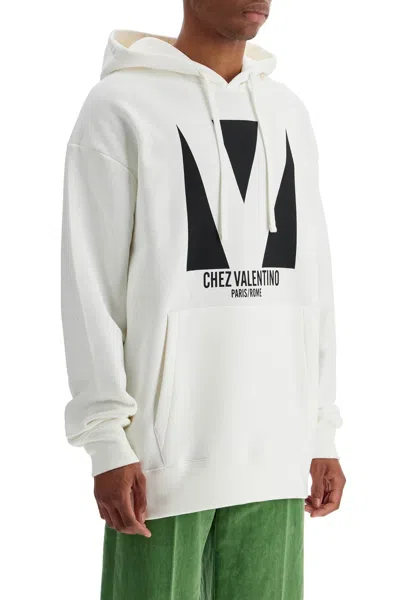 Valentino Sweatshirt Man In White