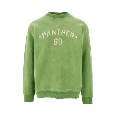Valentino Cotton S Graphic Print Sweater In Green