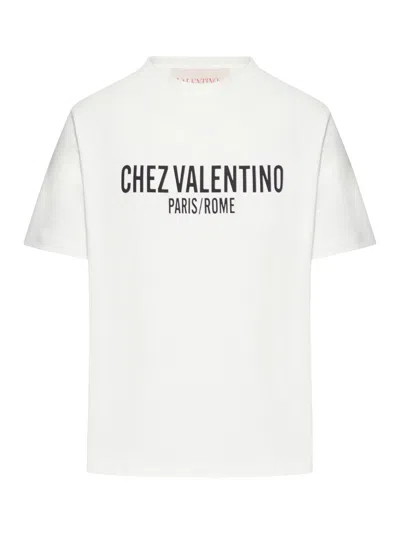 VALENTINO CHEZ VALENTINO PRINT COTTON T-SHIRT