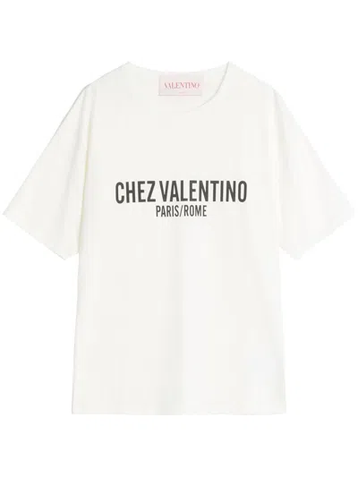 VALENTINO T-SHIRT MIT CHEZ-PRINT