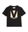 Valentino Crew Neck Short Sleeves T-shirts In Blue
