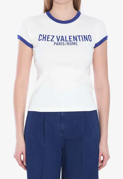 VALENTINO CHEZ VALENTINO PRINT T-SHIRT
