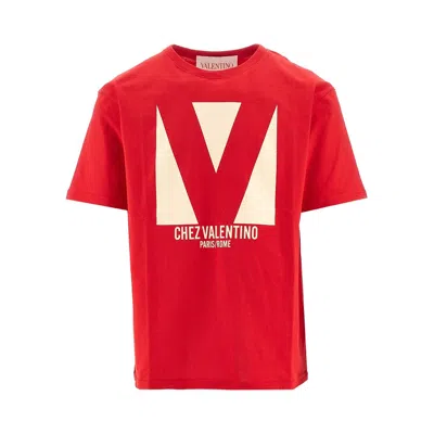 VALENTINO 'CHEZ VALENTINO' PRINT T-SHIRT