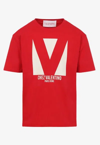 VALENTINO CHEZ VALENTINO PRINT T-SHIRT