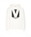Valentino Garavani White Cotton Sweatshirt In White