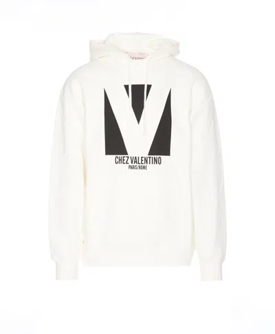 VALENTINO CHEZ VALENTINO PRINTED HOODIE