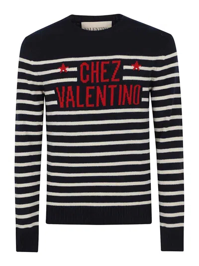 Valentino Chez  Shirt In Blue