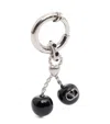 Valentino Garavani Garavani Chez Single Earring In Metal And Enamel In Black
