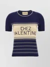 Valentino Maglione In Cotone Blu Navy  Donna In Blue