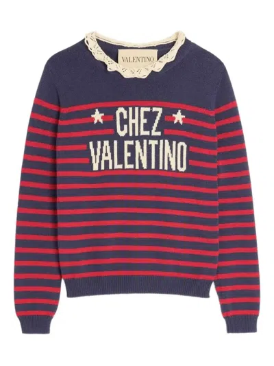 VALENTINO CHEZ VALENTINO SWEATER - WOMEN'S - COTTON