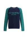 Valentino Garavani  Garavani 'chez ' Jersey In Blue