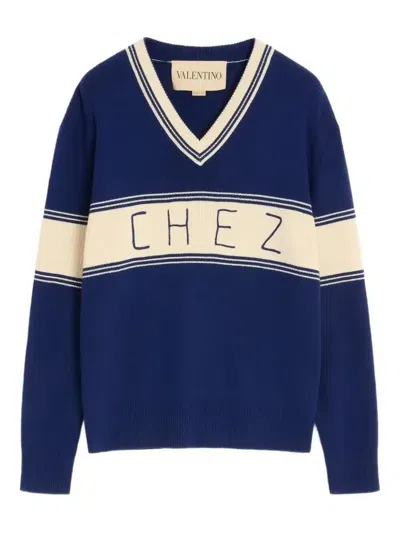 VALENTINO CHEZ VALENTINO SWEATER - MEN'S - WOOL/COTTON