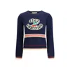 Valentino Chez  Cherry Long-sleeve Sweater
