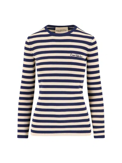 Valentino Chez  Sweater In Multi