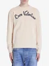 Valentino Beige Embroidered Wool Sweater In Cream