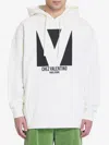 Valentino Garavani White Cotton Sweatshirt In Cream