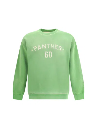 Valentino Cotton S Graphic Print Sweater In Green