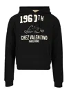 Valentino Cotton Fabric Sweatshirt With Comfortable Fit In Black