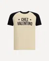 Valentino Sleeve Contrast Graphic Print Crew Neck