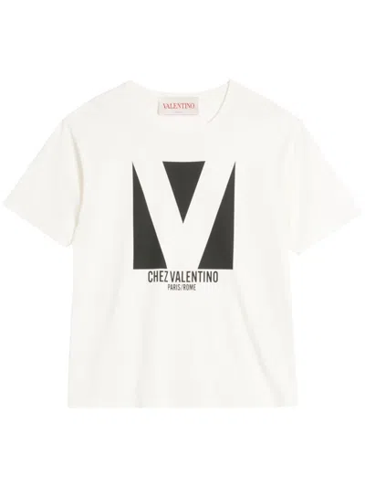 VALENTINO `CHEZ VALENTINO` T-SHIRT