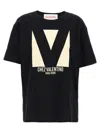 Valentino Cotton Crew Neck T-shirt Drop Shoulder