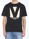 Valentino Crew Neck Short Sleeves T-shirts In Black