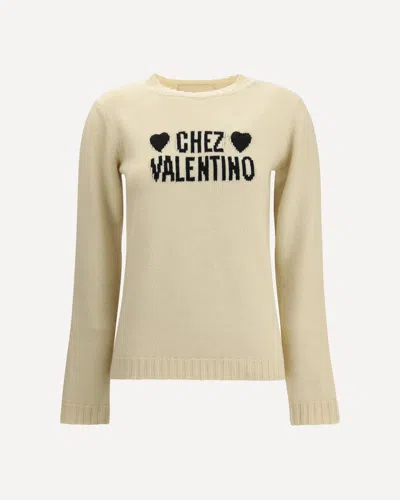 VALENTINO CHEZ VALENTINO WOOL SWEATER