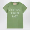 Valentino T-shirt Pattern Cotton Jersey In Green
