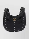 Valentino Garavani Small Hoboho Chevron Quilted Shoulder Bag With Studs