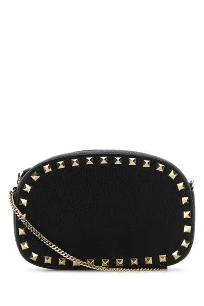 Valentino Garavani Chic Mini Handbag With Rockstud Detailing In Black