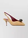 Valentino Chic Panthea Pumps Kitten Heel In Neutral