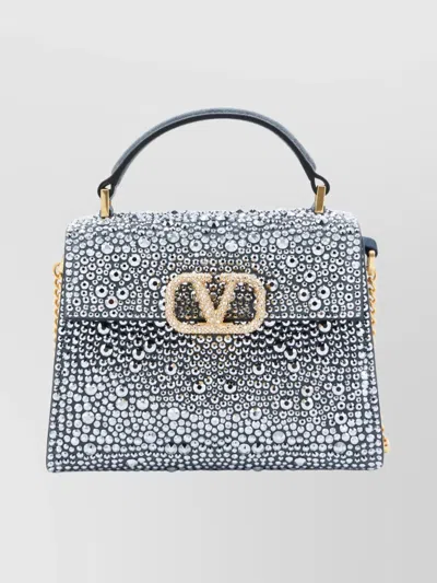 Valentino Garavani Chic Top Handle Shoulder Bag With Chain