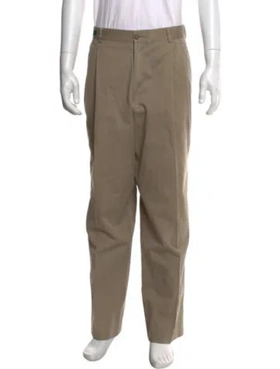 Pre-owned Valentino Chinos In Neutral