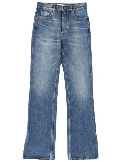 Valentino Chloé Denim Pants In Blue