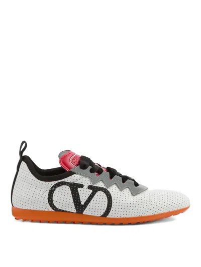 Valentino Garavani Chromathon Sneaker In White