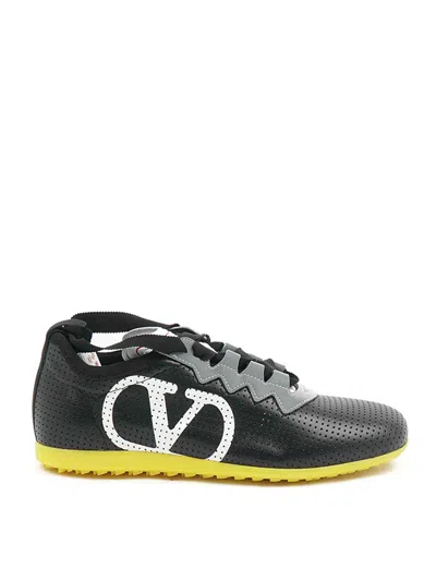 Valentino Garavani ` Chromathon` Sneakers In Black