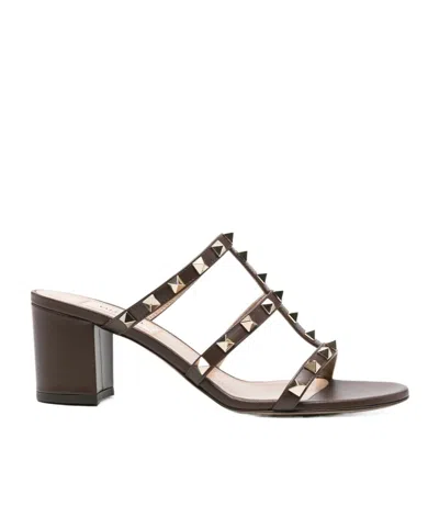 Valentino Garavani Chunky High Heel Sandals In Multi