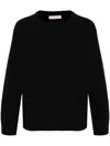 Valentino Men's Ribbed Sweater In Black