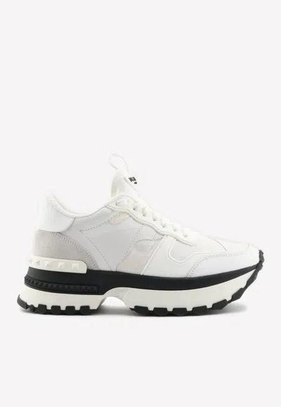Valentino Garavani Chunky Rockrunner Sneakers In White