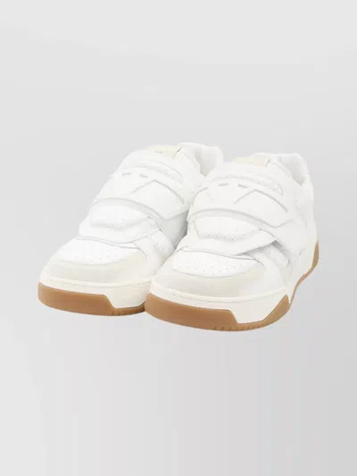 VALENTINO GARAVANI CHUNKY SNEAKERS WITH PERFORATED ROUND TOE