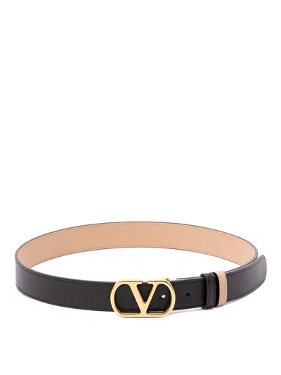 VALENTINO GARAVANI `VLOGO SIGNATURE` REVERSIBLE BELT