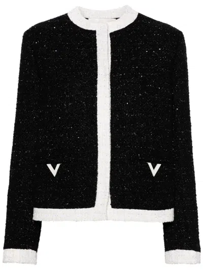 Valentino Classic Black Wool Jacket For Women
