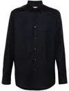 Valentino Classic Collar Shirt In Blue