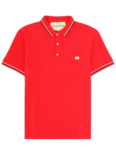 Valentino Classic Cotton T-shirt For Men - Spring/summer 2026 In Red