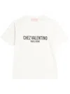 Valentino Logo-print Crewneck T-shirt In White