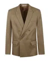 Valentino Men's Cotton Blazer In Tan