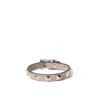 Valentino Clay Leather Rockstud Bracelet In Pink